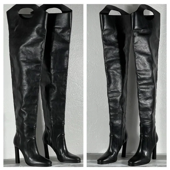 Burberry Runway  Black Knee-High Boots - Picture 2 of 3